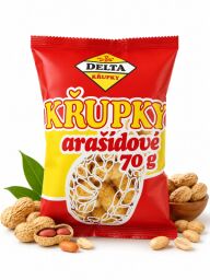 Delta křupky arašídové 70g